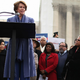 Rep. Nancy Pelosi speaks in favor of the Voting Rights Act. (Chip Somodevilla/Getty Images)